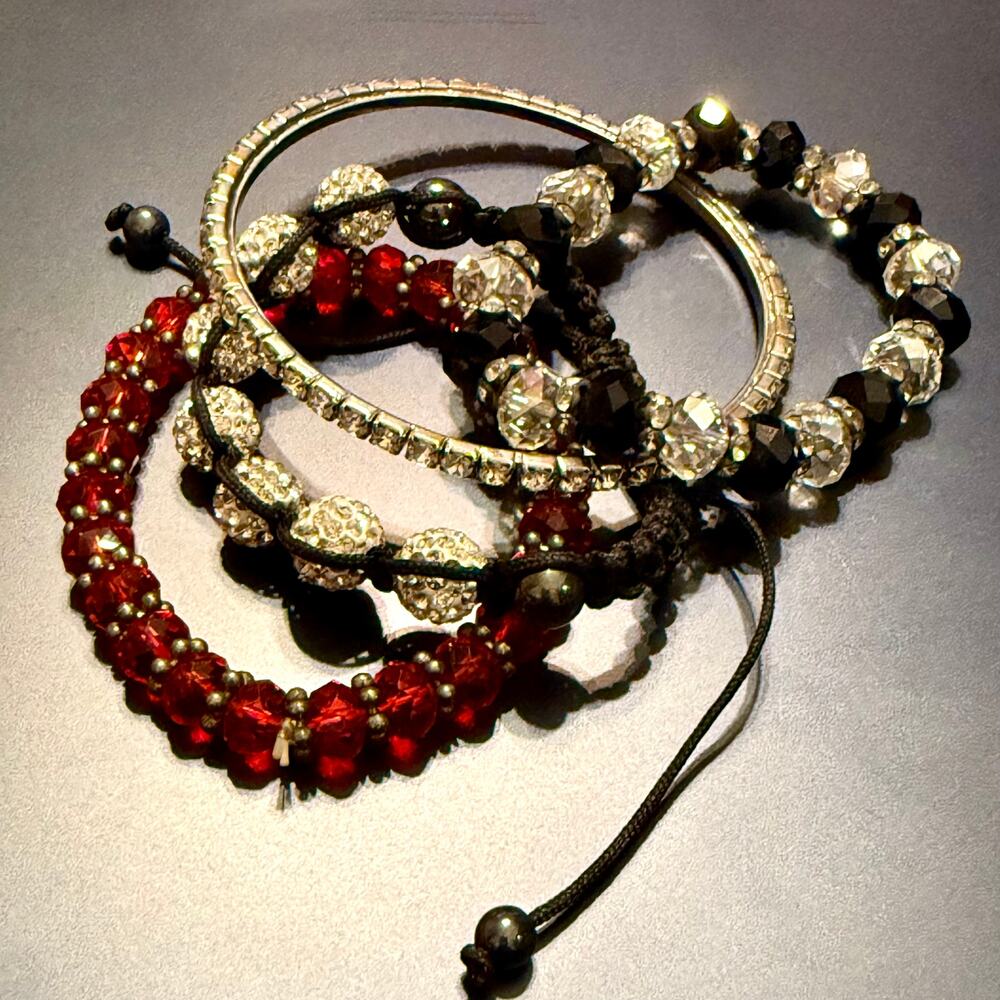 Sparkly Bunch of Bracelets
